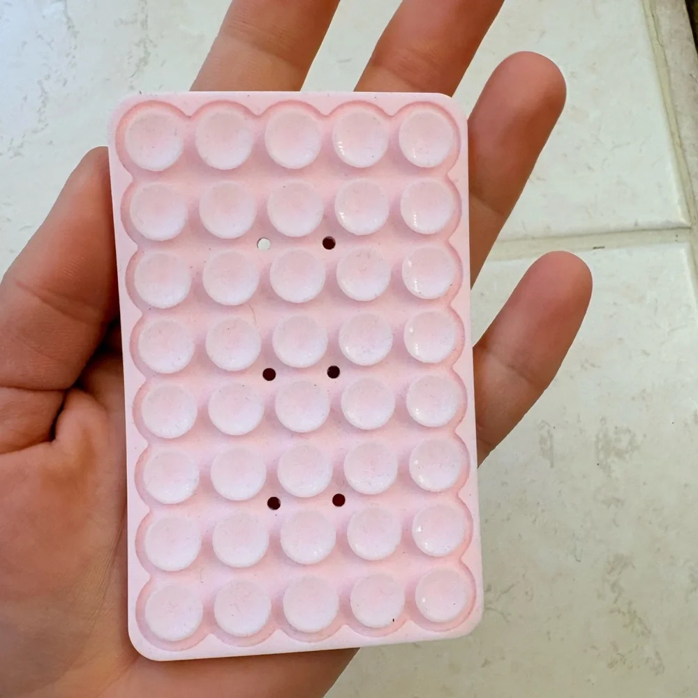 Silicone Suction Cup Phone Case Mount Double Sided, Phone Accessories Hands-Free